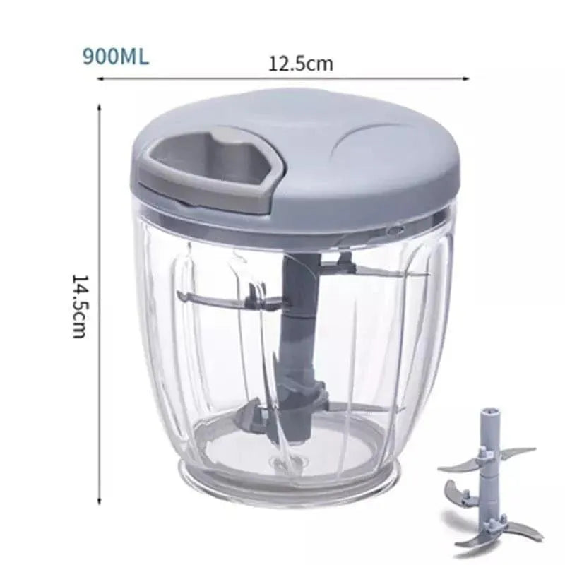 Manual Meat Chopper – Hand-Pull Food Processor for Meat, Vegetables & Garlic