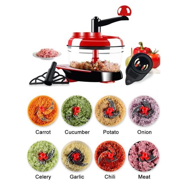 Manual Vegetable Slicer & Chopper – Multi-Function Kitchen Cutter
