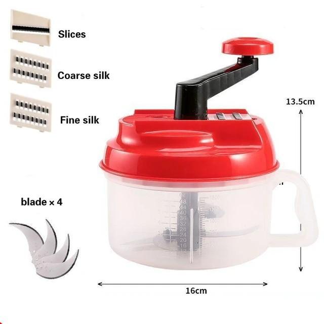 Manual Vegetable Slicer & Chopper – Multi-Function Kitchen Cutter